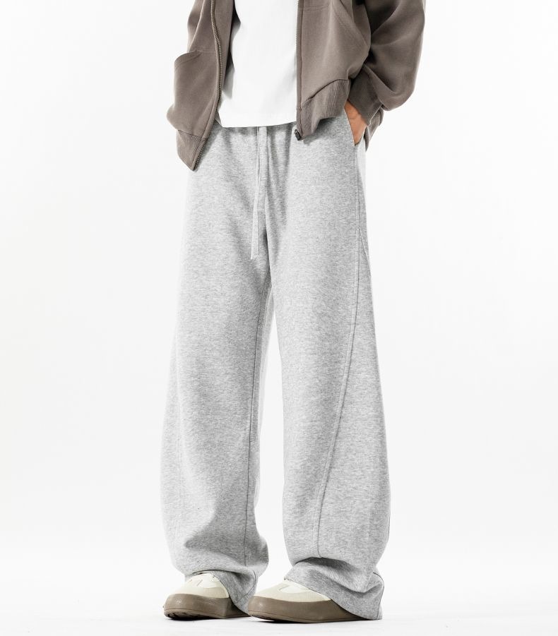 imgi_43_029fafa5-1441-4b8e-8c9b-d50299c451c3.jpeg.a.jpg 2025 American Curved Blade Sweatpants - Heavyweight Drop-Crop Trousers with Fluid Drape - Image 1